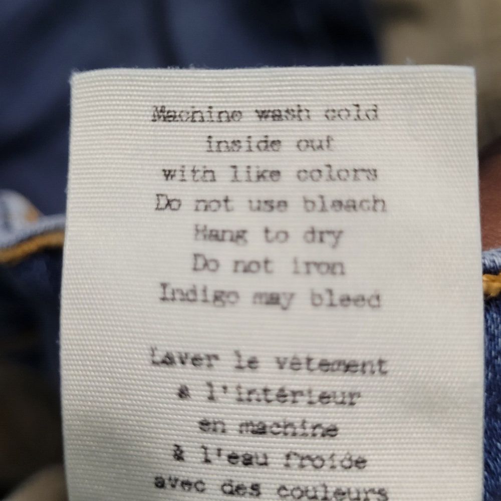 *SOLD**Rag & Bone Jeans 26 Womens Skinny Stretch Denim Med Blue Wash Raw - Picture 7 of 11